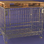 Wire cage roll containers