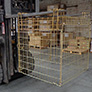 Wire cage roll containers