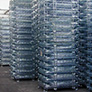 Wire cage roll containers