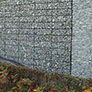 Welded gabions as industrial and residential facade cladding