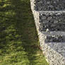 Welded gabions as wall retainers