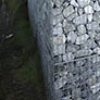 Welded gabions as decorative element