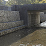 Welded gabions as wall retainers